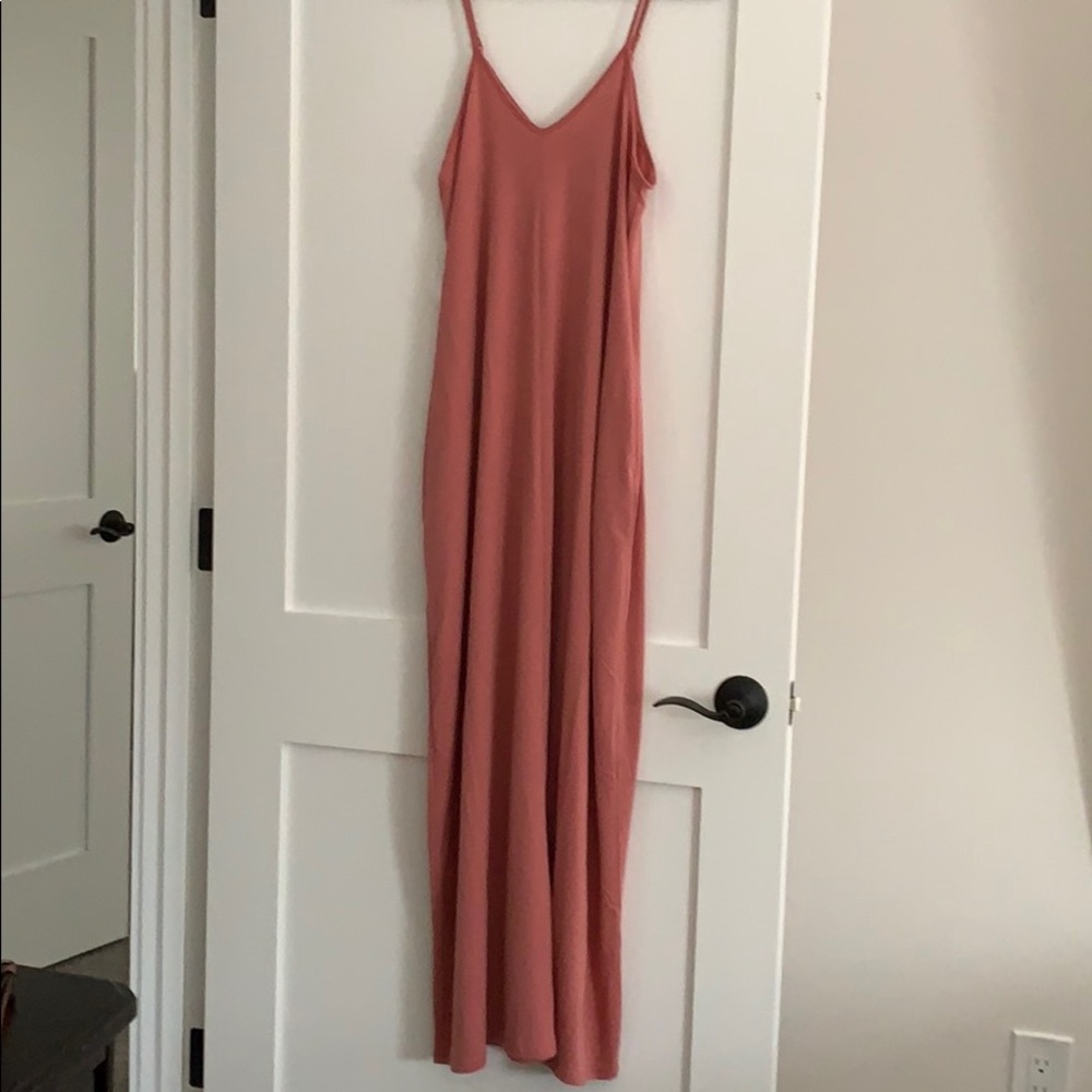 Rose pink Maxi with pockets